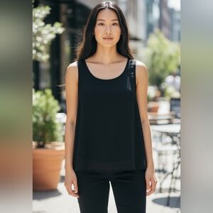 Express Wemon's Elegant Black Sleeveless Top Size S/P
